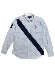 708 POLO RALPH LAUREN(ポロラルフローレン) ビックポニー 長袖シャツ (XL)