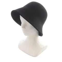 スナイデル SNIDEL ウールバケットハット 帽子 黒