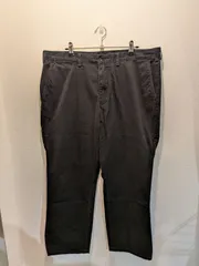 00s　Polo by Ralph Lauren　ポロバイラルフローレン　チノパン　ポロチノ　ブラック　PRESTON PANT　ノータック　ポニー刺繍