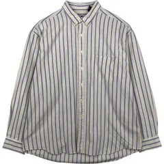 古着 90年代 ギャップ GAP オールドギャップ 長袖 ボタンダウンストライプシャツ カナダ製 メンズXL相当 ヴィンテージ/eaa614079