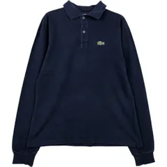 古着 70年代 ラコステ LACOSTE CHEMISE フレンチラコステ 長袖 ポロシャツ フランス製 レディースS相当 ヴィンテージ/eaa615766