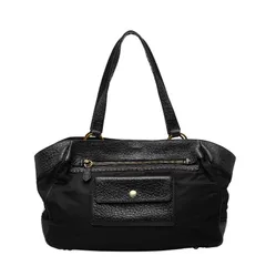 プラダ テスート ショルダーバッグ トートバッグ ブラック ナイロン レザー レディース PRADA【1-0258297】