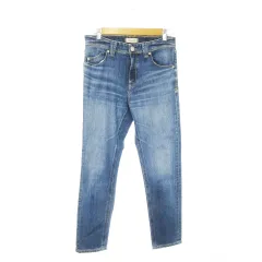 ヤヌーク YANUK RUTH スリムテーパード デニムパンツ ウォッシュ加工 26 青 ブルー 57183063 /MN19 ■GY19