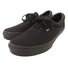 バンズ VANS ERA エラ スニーカー シューズ キャンバス ローカット 28cm 黒 ブラック /JS ■GY03