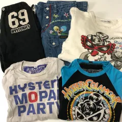 【[値下げ交渉歓迎] 】 HYSTERIC MINI ヒステリックミニ ロゴT デビルキン デニムスカート パンツ 110 まとめ売り 管理B-150