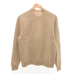 ブルックスブラザーズ BROOKS BROTHERS ニット セーター 長袖 Vネック ウール M ベージュ /JS