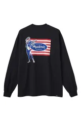 HYSTERIC GLAMOUR ヒステリックグラマー 02261CL04 NASTY UNION Tシャツ BLACK 正規通販 メンズ