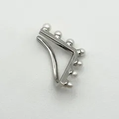 ete エテ SILVER925 イヤーカフ ベビーパール トライアングル 三角