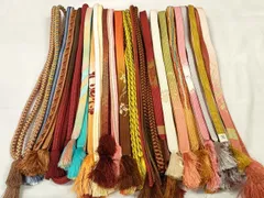 平和屋着物●和装小物　帯締め20本セット　高麗組　金銀糸　逸品　DABC1054zzz