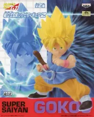 【中古】フィギュア 孫悟空(スーパーサイヤ人)「ドラゴンボールGT」組立式DXソフビフィギュア2