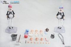 [중고] 피규어 램 & 렘 세트 [Re:제로부터 시작하는 이세계 생활] ARCTECH 시리즈 1/8 액션 피규어
