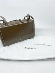 STAND OIL スタンドオイル ポストバッグ 肩掛け スクエア バッグ size/茶■■◎レディース