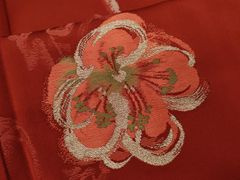 白木蓮　アンティーク名古屋帯 刺繍帯 日本刺繍 ピンク 白木蓮 アンティーク名古屋帯 刺繍帯 日本刺繍 ピンク - メルカリ