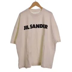 ジルサンダー JIL SANDER ロゴTシャツ 半袖 プリント M 白 ホワイト KK JM ZN 0021