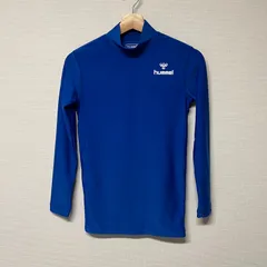 (^w^)b hummel ヒュンメル コンプレッションウェア アンダーシャツ スポーツインナー サッカーウェア 野球ウェア ランニングウェア トレーニングウェア ハイネック メンズ サイズM OM10371HGのサムネイル