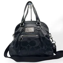 極美品　COACH コーチ　2way ハンドバッグ　ショルダーバッグ　ポピー