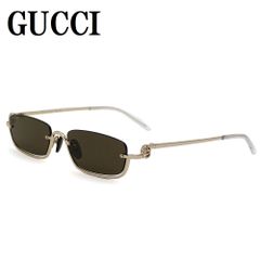 新品未使用GUCCI（グッチ）テクニカルニット オレンジグレー メガネ
