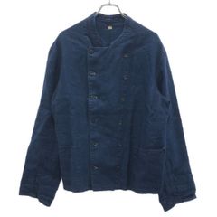 OUTIL ウティVESTE ARDON ブラックインディゴリネン - メルカリ