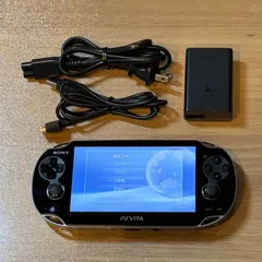 2-118【美品】PSVITA PCH-1100 クリスタル・ブラック