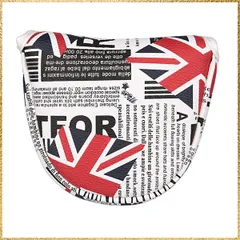 ☆彡送料無料でお届け☆彡Color:イギリス パターカバー ヘッドカバー オデッセイ 2ボールに対応 マレット用 マグネットタイプ アメリカ イギリス (イギリス)