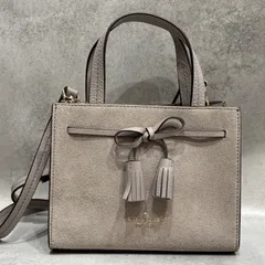 Kate Spade ケイトスペード 2WAY ハンドバッグ ショルダーバッグ タッセル リボン スエード レザー レディース 斜め掛け　人気