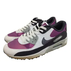 NIKE ナイキ Air Max 90 Golf ゴルフ シューズ DQ4128-155 28 ホワイト×ケーブ パープル メンズ