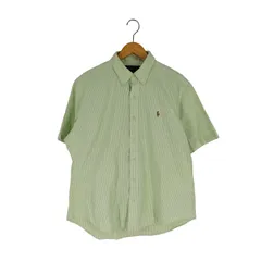 ラルフローレン RALPH LAUREN CLASSIC FIT ポニー刺繍 ストライプ ボタンダウンシャツ メンズ  LL