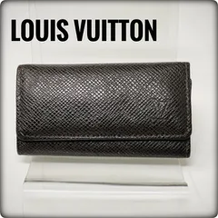 ルイヴィトン (LOUIS VUITTON) タイガ ミュルティクレ4 4連キーケース ダークブラウン