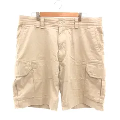 ポロ ラルフローレン POLO RALPH LAUREN ショートカーゴパンツ ハーフパンツ ショーツ 38 ライトベージュ /YJ  ■GY62