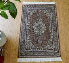 美品【高級トルコ絨毯】シルク カイセリファイン 124×80cm - メルカリ