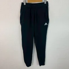 adidas アディダス スウェットパンツ ロゴプリント ブラック J XSサイズ メンズ 古着 スポーツMIX ストリート