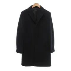 ユナイテッドアローズ A DAY IN THE LIFE UNITED ARROWS チェスターコート M ロング丈 長袖 ノッチドラペル 紺 ネイビー /NU ■GY61