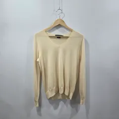 ポロラルフローレン ウィメンズ メリノウール Vネック ニット L