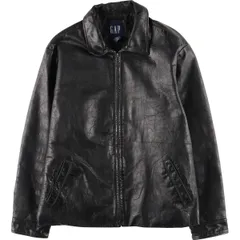 古着 90年代 ギャップ GAP オールドギャップ スイングトップタイプ 中綿入り レザーブルゾン メンズL相当 ヴィンテージ/eaa614831
