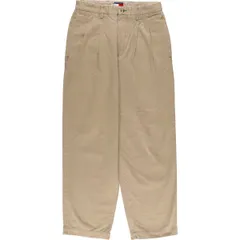 古着 90年代 トミーヒルフィガー TOMMY HILFIGER ツータック チノパンツ レディースL(w30)相当 ヴィンテージ/eaa614872