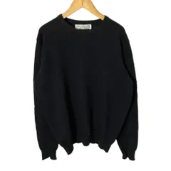 バーバリーズ Burberrys オールドニット ウールニット ホース刺繍 セーター ウール ブラック ■GY14