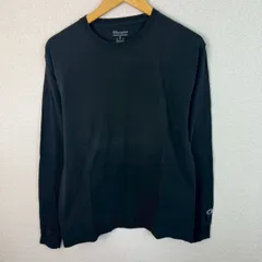 Champion チャンピオン ロンT 無地 ブラック Mサイズ メンズ 古着 ストリート スポーツMIX