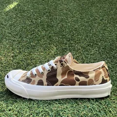 新品23 converse コンバース ジャックパーセル カモフラージュ 156