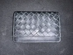 ボッテガヴェネタ BOTTEGA VENETA 名刺入れ カードケース イントレチャート ブラック