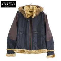 AVIREX アヴィレックス 6151023 ﾌﾞﾗｳﾝ ﾚｻﾞｰ B-6 ﾌﾗｲﾄｼﾞｬｹｯﾄ M