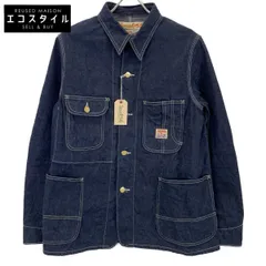 SUGAR CANE シュガーケーン SC15655 ｲﾝﾃﾞｨｺﾞ ﾃﾞﾆﾑ ｶﾊﾞｰｵｰﾙ ｼﾞｬｹｯﾄ 38