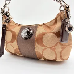 COACH y2k signature cambus shoulderbag コーチ シグネチャーショルダーバッグ ブラウン