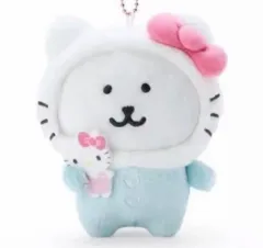 ナガノ 自分ツッコミくま ハローキティ キティ담곰 マスコット キーホルダー