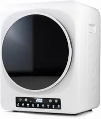 Yoquna (ヨクナ) ムーンドライ 衣類乾燥機 容量3kg ホワイト UV照射衣類ケア 高温60℃ 乾燥検知自動停止 GDZ40-518E (ホワイト 下部)★m 5dc8ede8