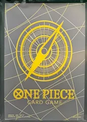 [未開封]ONE PIECEカードゲーム リミテッドカードスリーブ スタンダードブラックゴールド