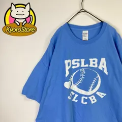 【a028】 Tシャツ GILDAN ベースボール プリント ゆるだぼ 古着