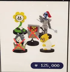 アンダーテイル フィギュア コンプリート セット2 (テミー/メタトン 外)