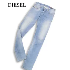 DIESEL ディーゼル 【GRUPEE-NE】 USED加工★ ストレッチ スウェット デニム パンツ ジョグ ジーンズ Sz.27　レディース