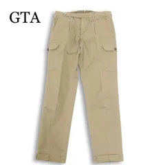 GTA ジーティーアー 【Bayron Cargo】通年 ストレッチ ツイル★ 1プリーツ カーゴ パンツ Sz.44　メンズのサムネイル