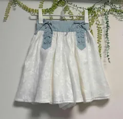 【新品タグ付き】リンジィ 花柄スカート風パンツ　キュロット160cm